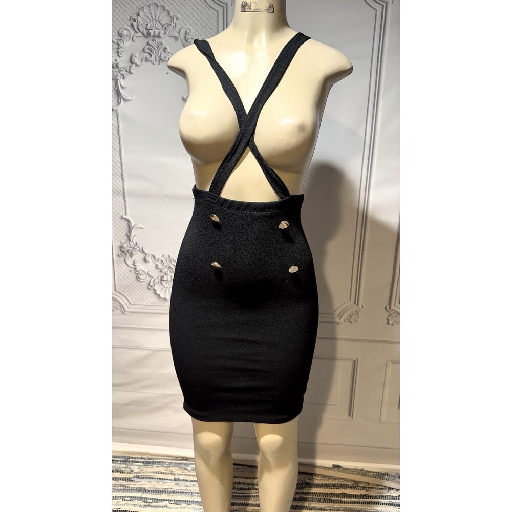 Women’s Skirt crisscross suspender straps Size M